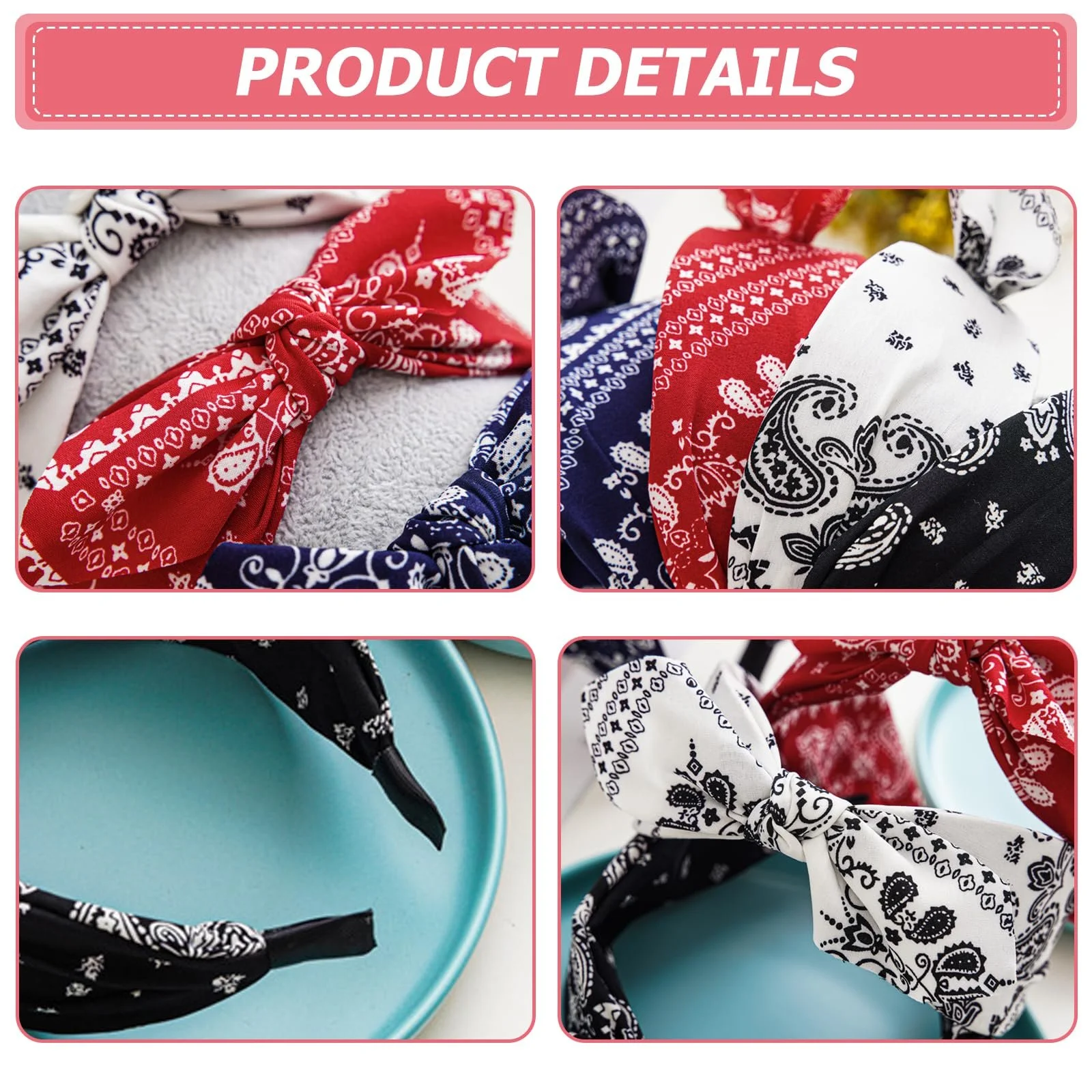 Набор винтажных обручей на голову, фото №3