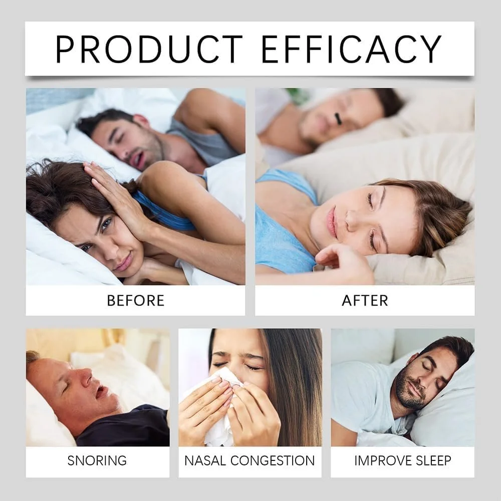 Пластирі на ніс від хропіння, 30 шт, Роздільник для носа для кращого дихання, фото №4