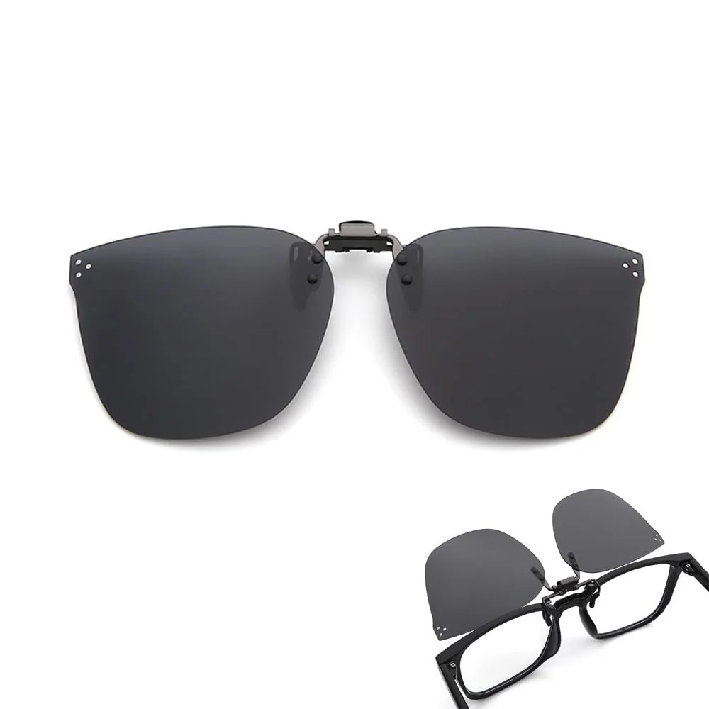 Сонцезахисні окуляри кліпса, поляризовані, кліпса на окуляри, UV400, фото №1