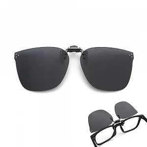 Сонцезахисні окуляри кліпса, поляризовані, кліпса на окуляри, UV400 - Фото 1