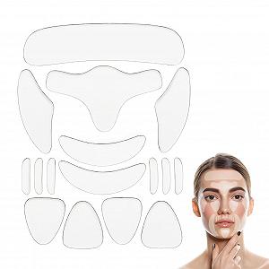 Силиконовые пластыри от морщин - Анти-морщинные пластыри для лица и декольте (16 штук в упаковке) - Фото 1