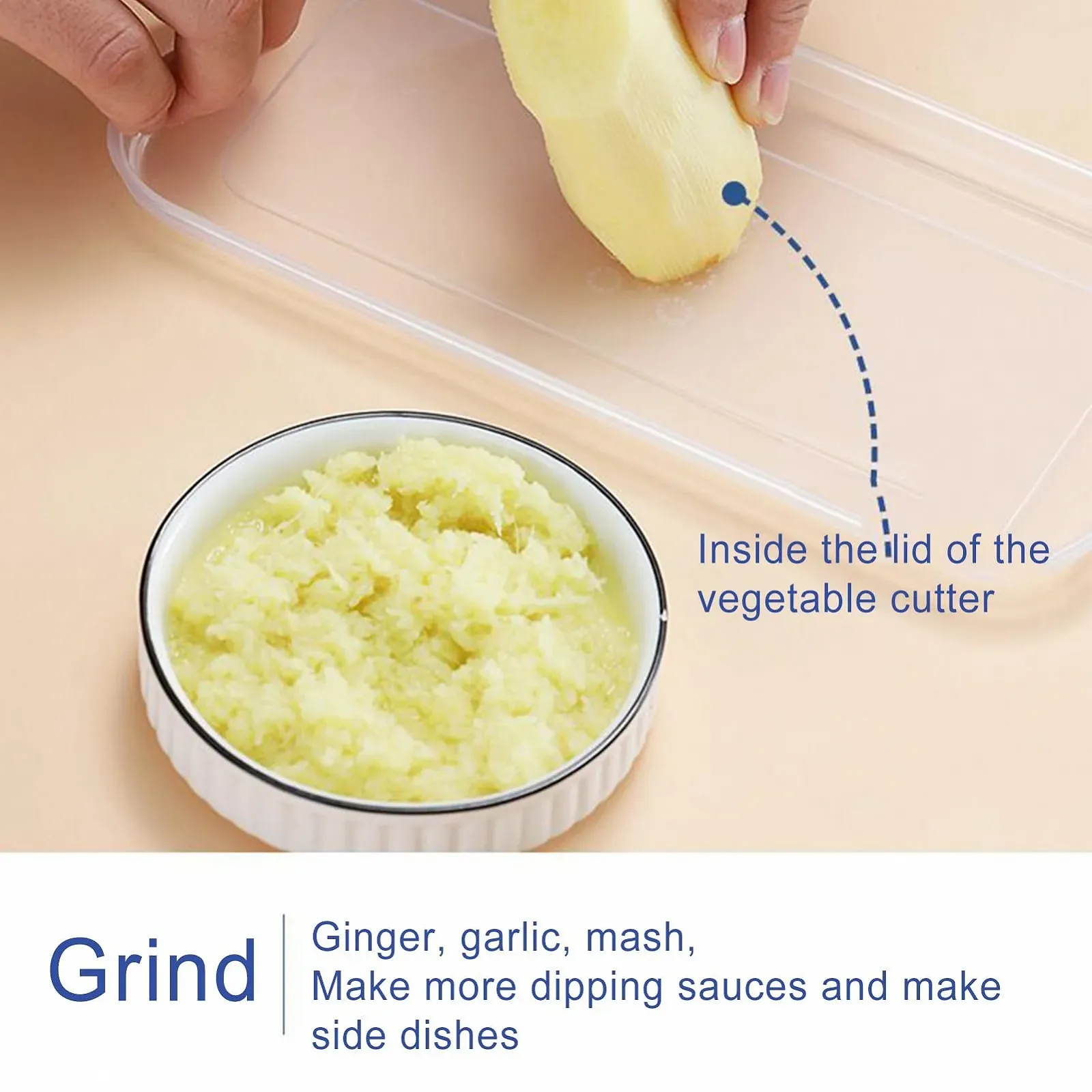Терка Multifunctional Chopper для картофеля для нарезки салата, пасты, капусты, фото №4