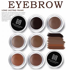 Пудра для бровей RoseFlower Брови 3 цвета Водостойкая Чёрный/Коричневый/Серый synthetic.ua - Фото 1