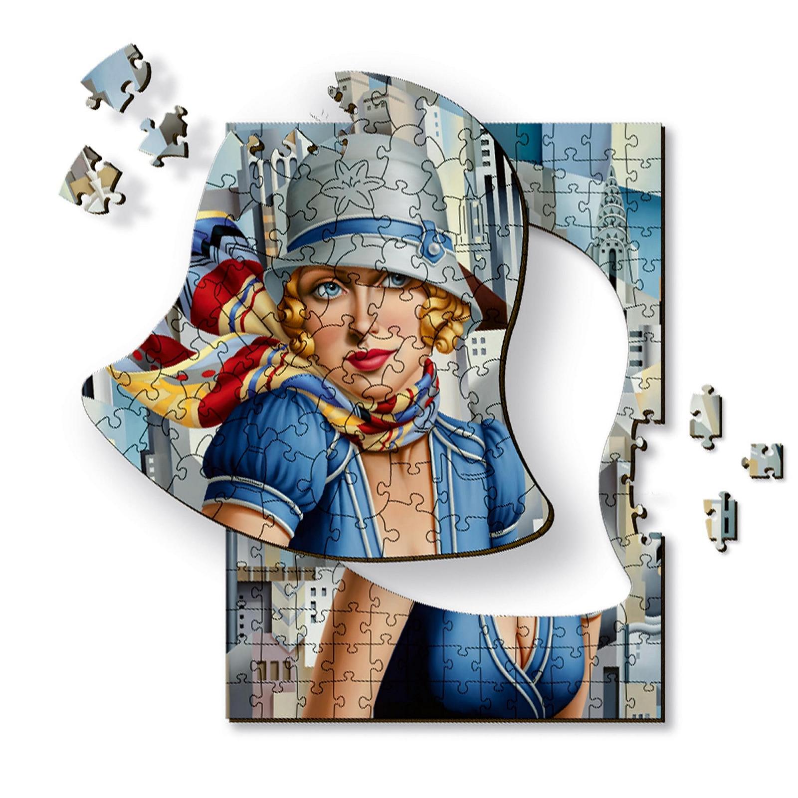 Дерев'яний пазл Trefl Artistic Wooden Puzzle Summer in the City, Catherine ABEL 200 елементів, фото №1