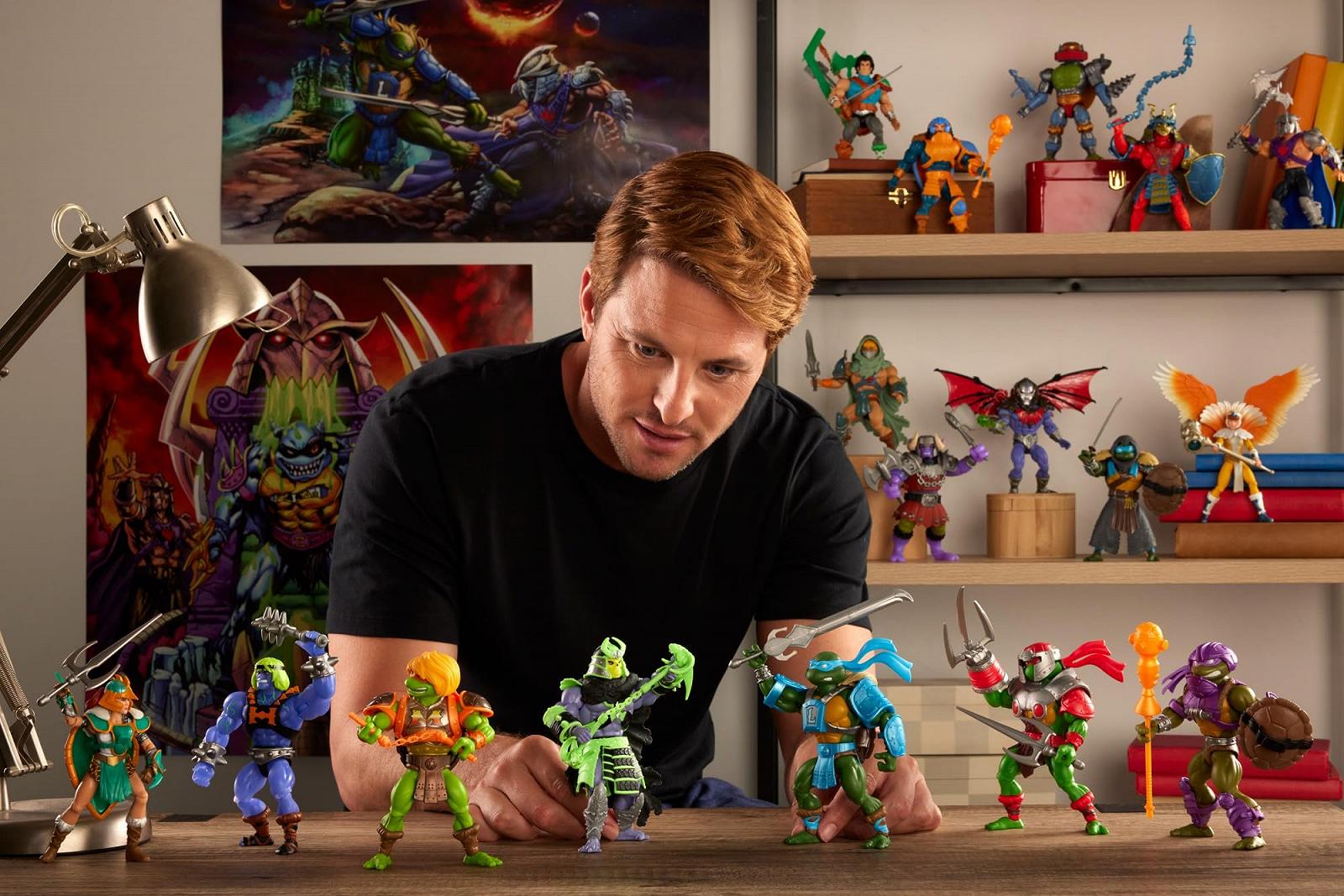 Фигурка Masters of the Universe Origins Turtles of Grayskull Бист Мен, 16 точек движения, кроссовер TMNT и MOTU с аксессуарами, фото №2
