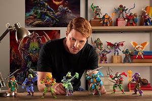 Фигурка Masters of the Universe Origins Turtles of Grayskull Бист Мен, 16 точек движения, кроссовер TMNT и MOTU с аксессуарами synthetic.ua - Фото 1