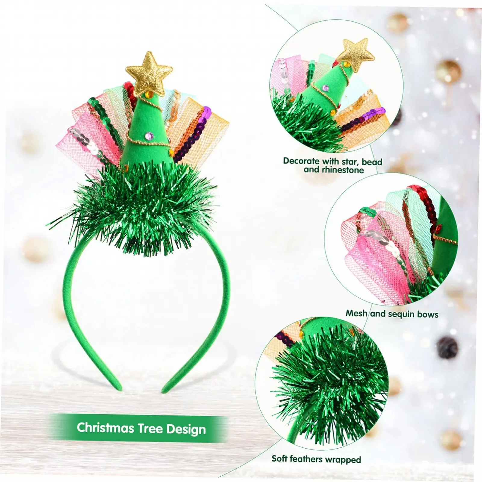 Святкова Обруч на Голову, фото №8 Святкова Обруч на Голову, фото №8