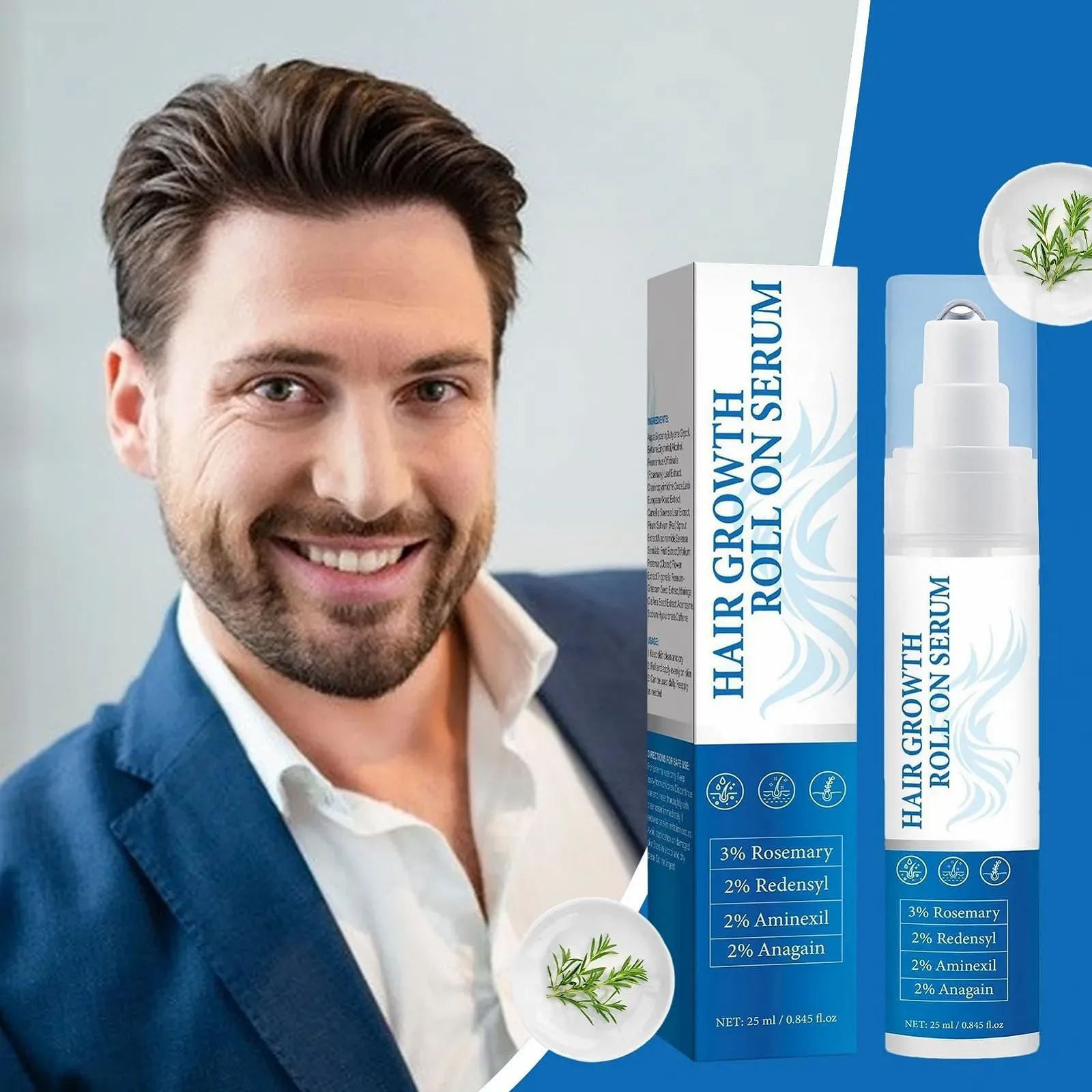 Засіб для росту волосся demaxiyad Розчин для відновлення шкіри голови 25 мл, фото №3