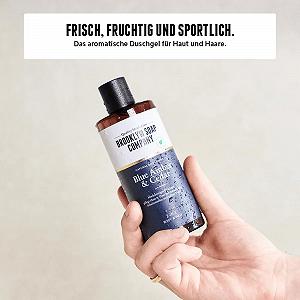 Гель для душа Brooklyn Soap Company Blue Amber & Cedar 2-в-1 для тела и волос набор из 5 шт synthetic.ua - Фото 1