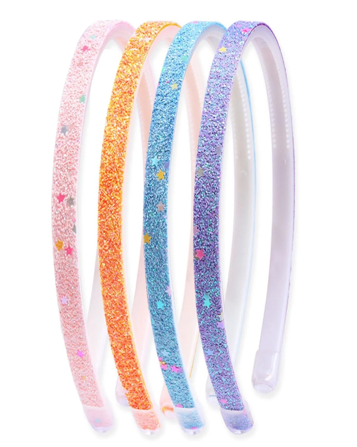 Обруч для волосся Модний Блискучий Райдужний, фото №1