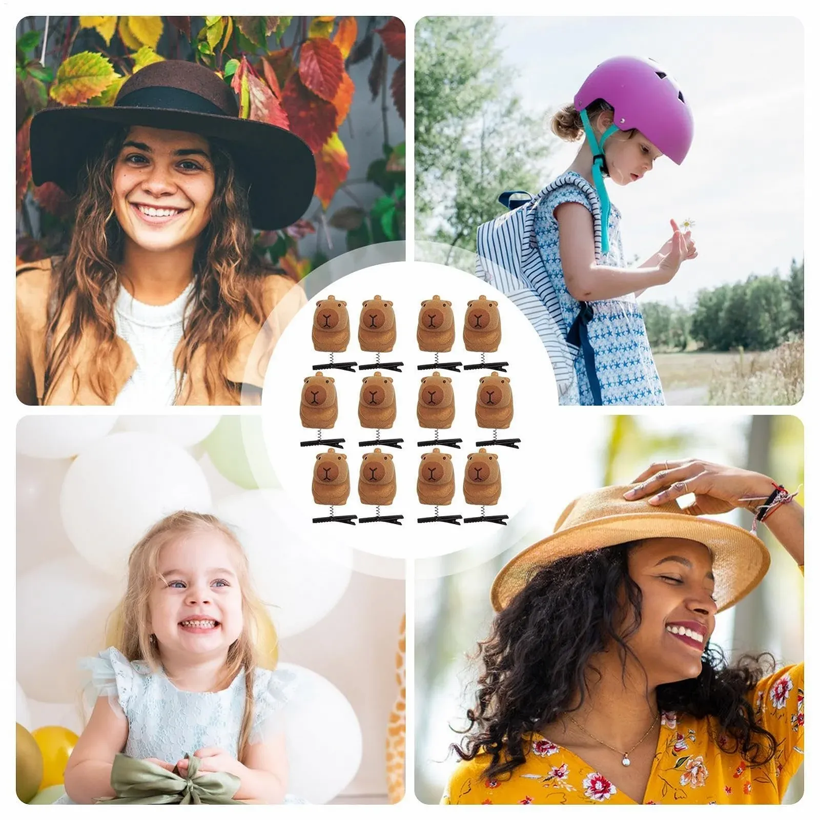 Невидимки Клипсы для волос Капибара, фото №4 Невидимки Клипсы для волос Капибара, фото №4