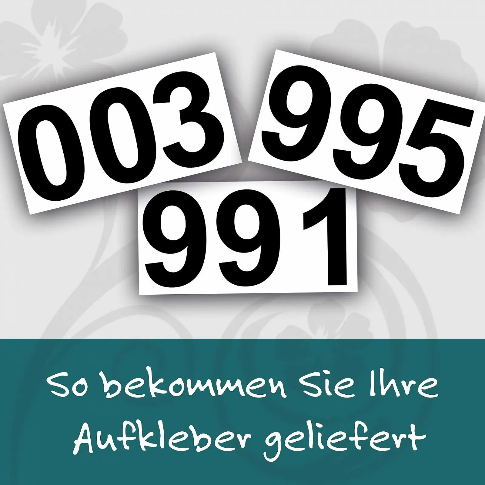 Наклейки на стену kleb-Drauf Цифры 40 шт. Высота 10 см Матовый синий, фото №4