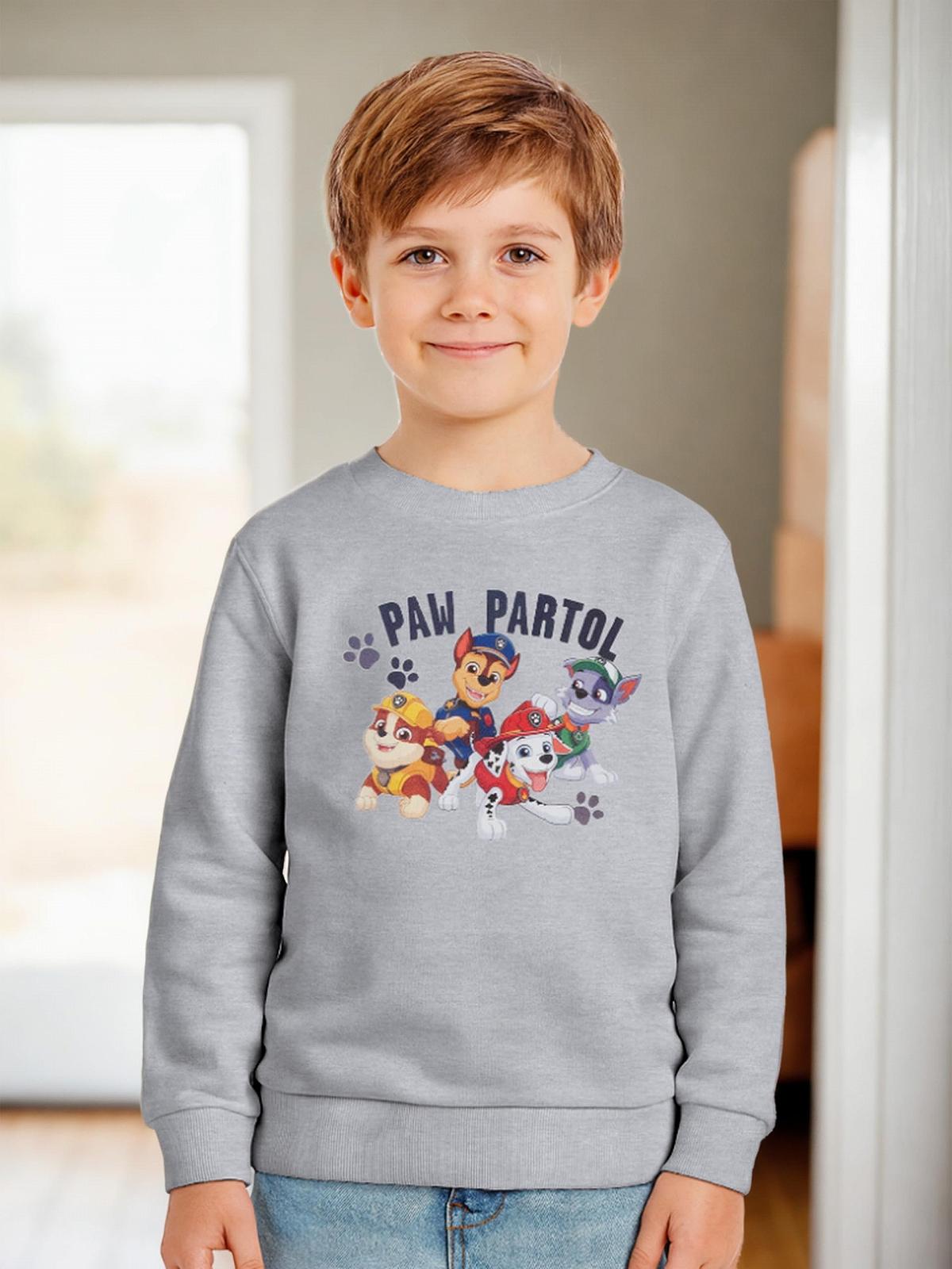 Світшот Paw Patrol для хлопчиків United Labels - Дитячий пуловер з довгими рукавами, сірий, фото №3