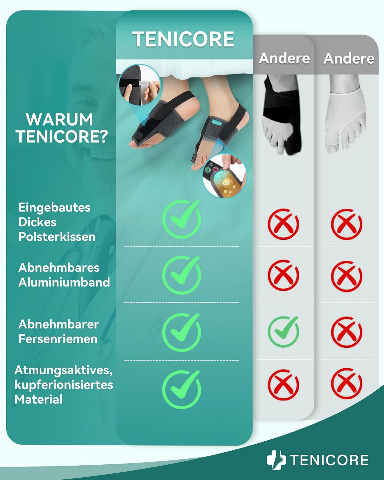 Корректор большого пальца стопы с усиленной подкладкой Hallux Valgus 1 пара, фото №5