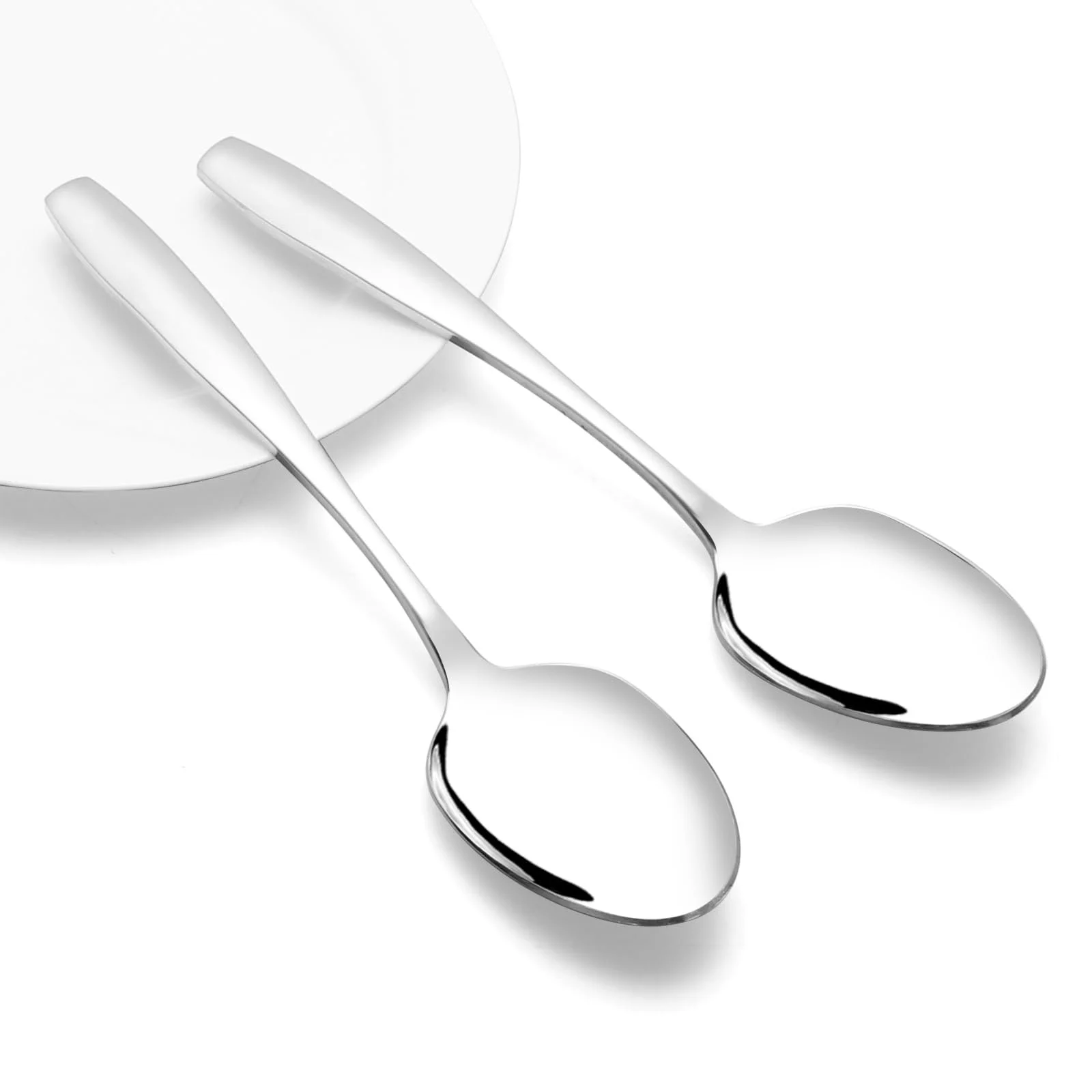 Ложка для сервірування Xyskin, набір 6 шт, велика столова ложка з нержавіючої сталі, фото №4