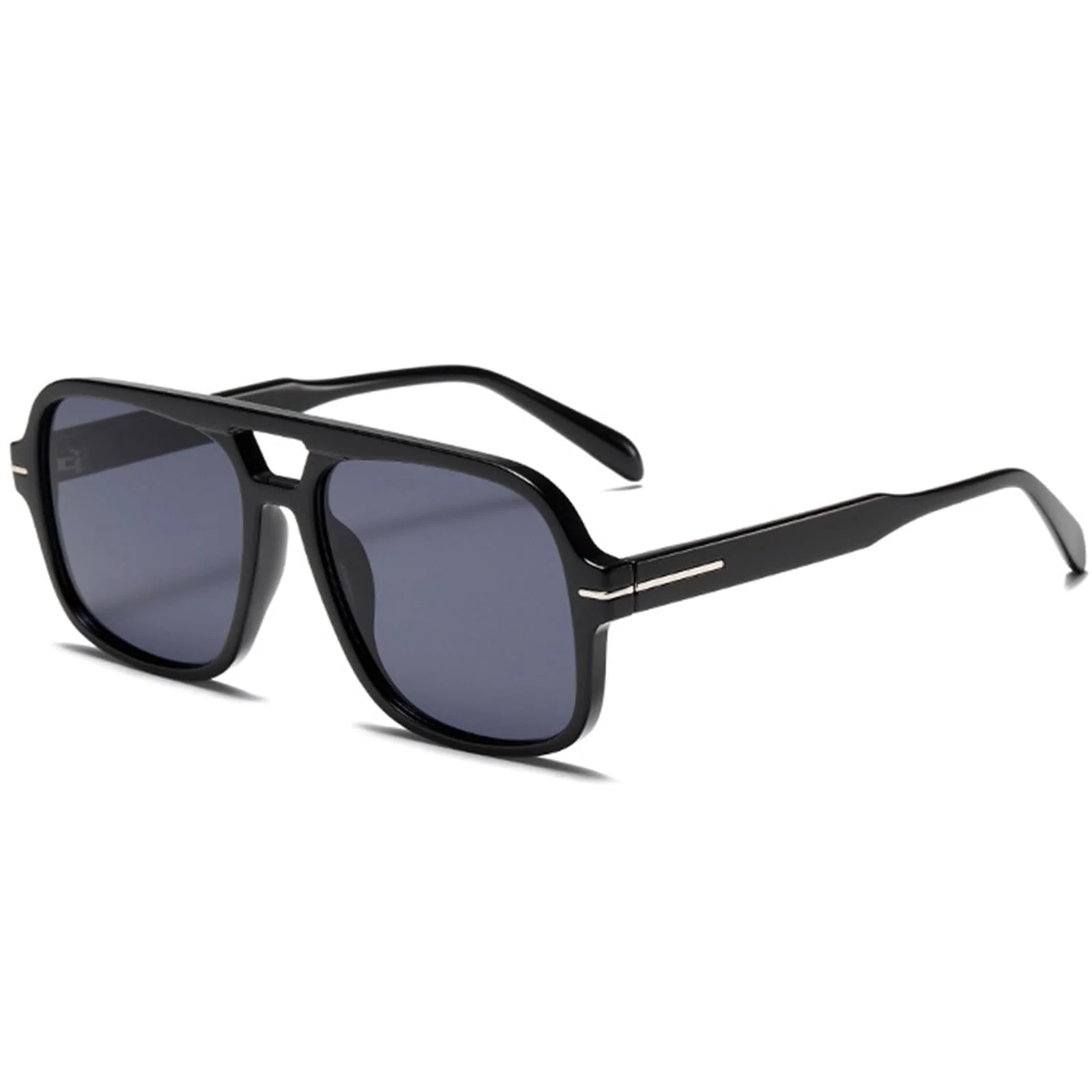 Солнцезащитные очки Aviator CIKJUK Retro для мужчин и женщин 70-х годов, оранжевые, квадратные, винтажные, UV400, фото №1