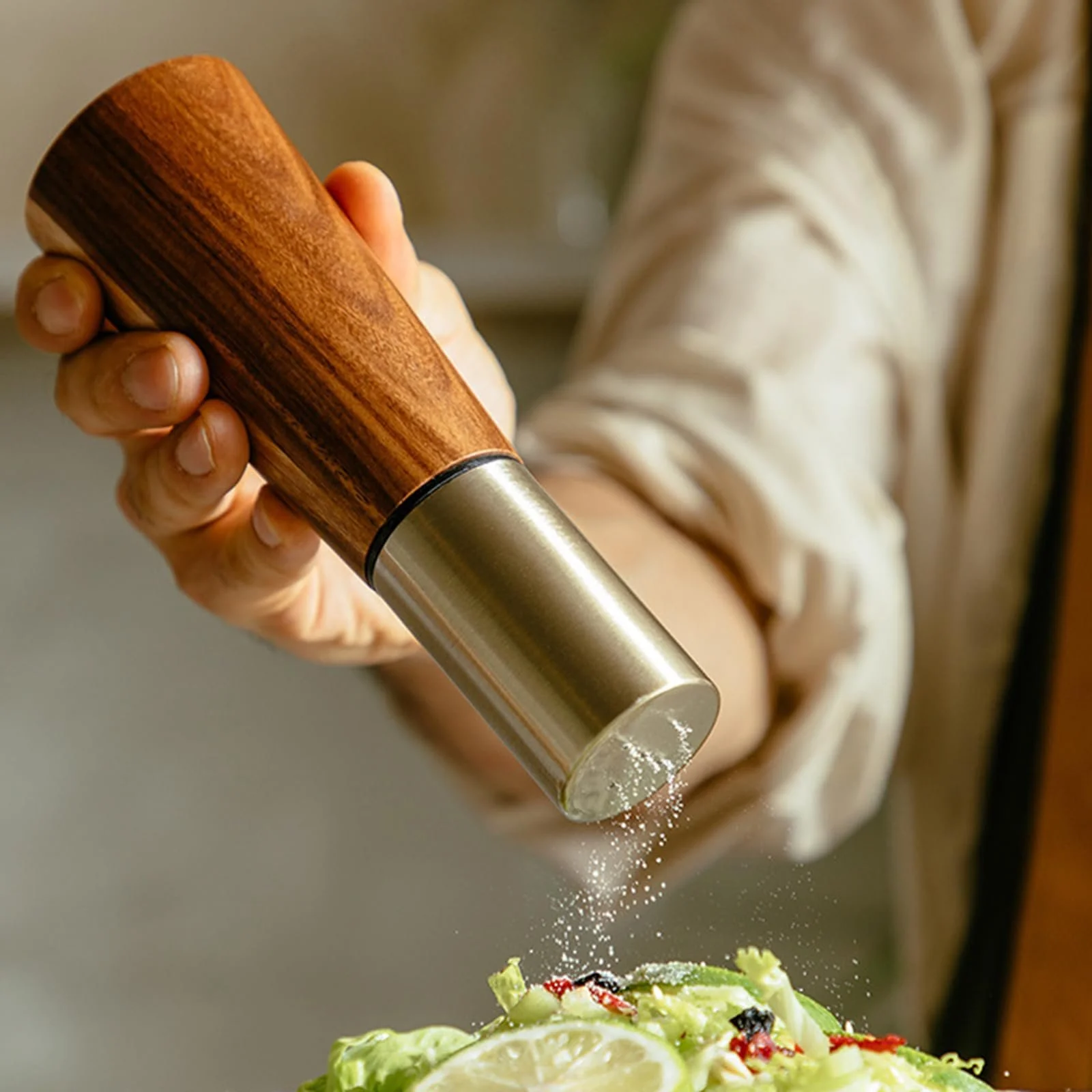 Ручная Мельница Набор Деревянный с Подносом, фото №8 Ручная Мельница Набор Деревянный с Подносом, фото №8