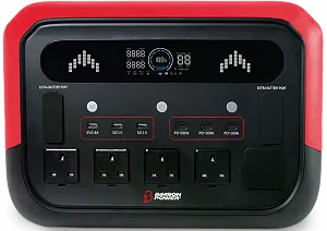 Зарядна станція Bimson Power BP2400PPS 4800 Вт / 2400 Вт / 2048 Вт*год / LiFePO4 / Швидка зарядка synthetic.ua - Фото 1