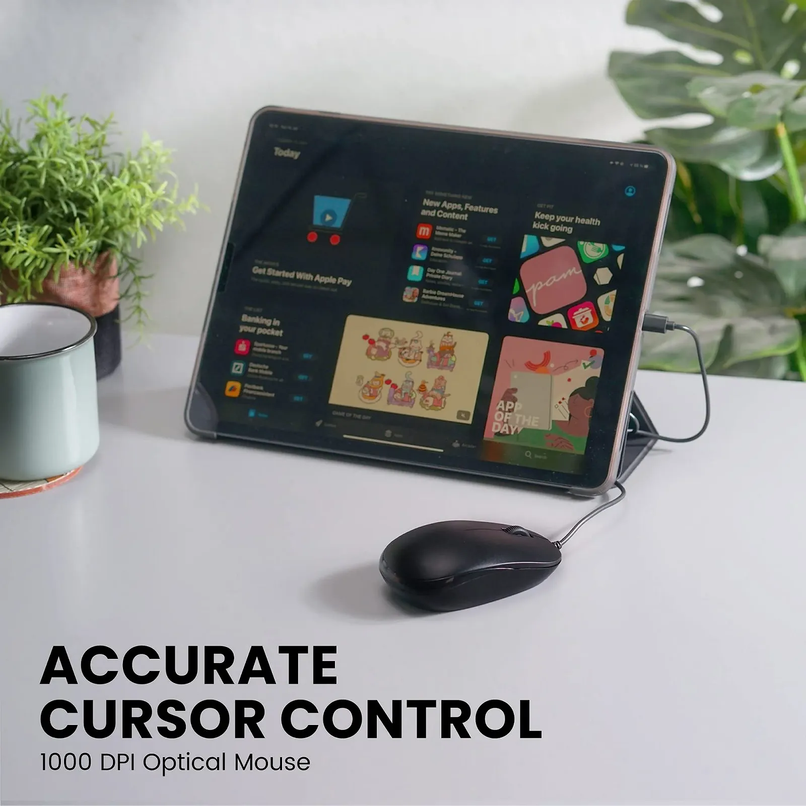 Мышь проводная Perixx PERIMICE-201C USB-C оптическая 3 кнопки, колесо прокрутки, 1000 DPI - Черный, фото №5 Мышь проводная Perixx PERIMICE-201C USB-C оптическая 3 кнопки, колесо прокрутки, 1000 DPI - Черный, фото №5