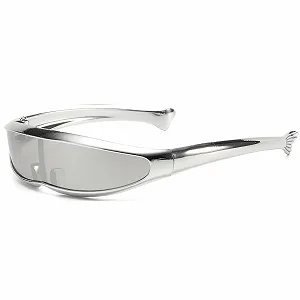 Футуристичні сонцезахисні окуляри LJCZKA для чоловіків і жінок, маленькі - Фото 1