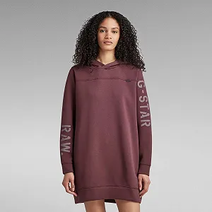 Женское платье G-Star RAW Multi Graphic Loose Hoodie Sweat Dress - S - Фото 1