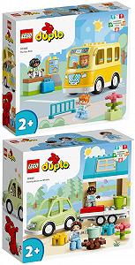 Конструктор Lego Duplo 10986 Дім на колесах 10988 Поїздка на автобусі - Фото 1