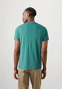 Чоловіча футболка, Guess Jeans, Зелена, L synthetic.ua - Фото 1