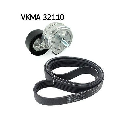 Комплект поліклинового ременя SKF VKMA 32110 для ALFA ROMEO CITROËN FIAT LANCIA PEUGEOT, фото №2 Комплект поліклинового ременя SKF VKMA 32110 для ALFA ROMEO CITROËN FIAT LANCIA PEUGEOT, фото №2