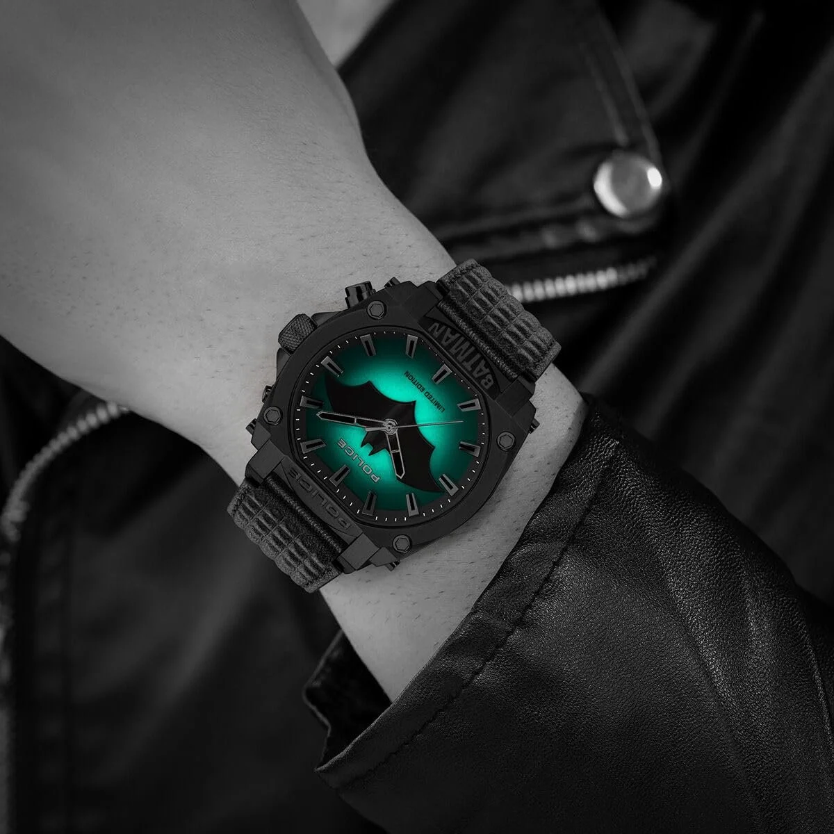 Часы Police Batman Limited Edition Черный PEWGD0022601, GD00226, фото №2 Часы Police Batman Limited Edition Черный PEWGD0022601, GD00226, фото №2