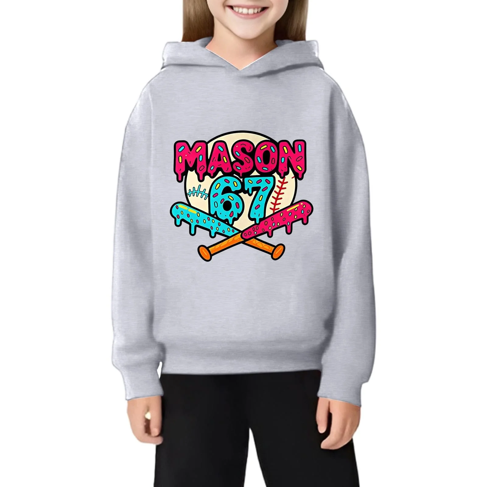 Худи Детская Толстовка для девочек Худи для мальчиков Флисовая теплая дышащая толстовка с милым принтом для удобной повседневной носки Модная повседневная рубашка с длинными рукавами Куртка-пиджак, фото №4