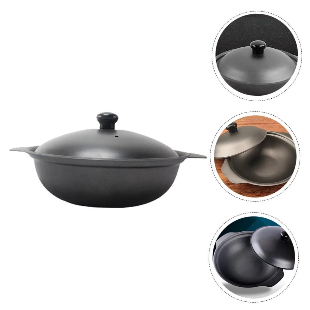 Кастрюля Cabilock Cast Iron 18 см Желтый, фото №9 Кастрюля Cabilock Cast Iron 18 см Желтый, фото №9