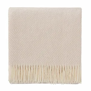 Плед URBANARA Gotland Шерсть 200 x 200 см Серый synthetic.ua - Фото 1