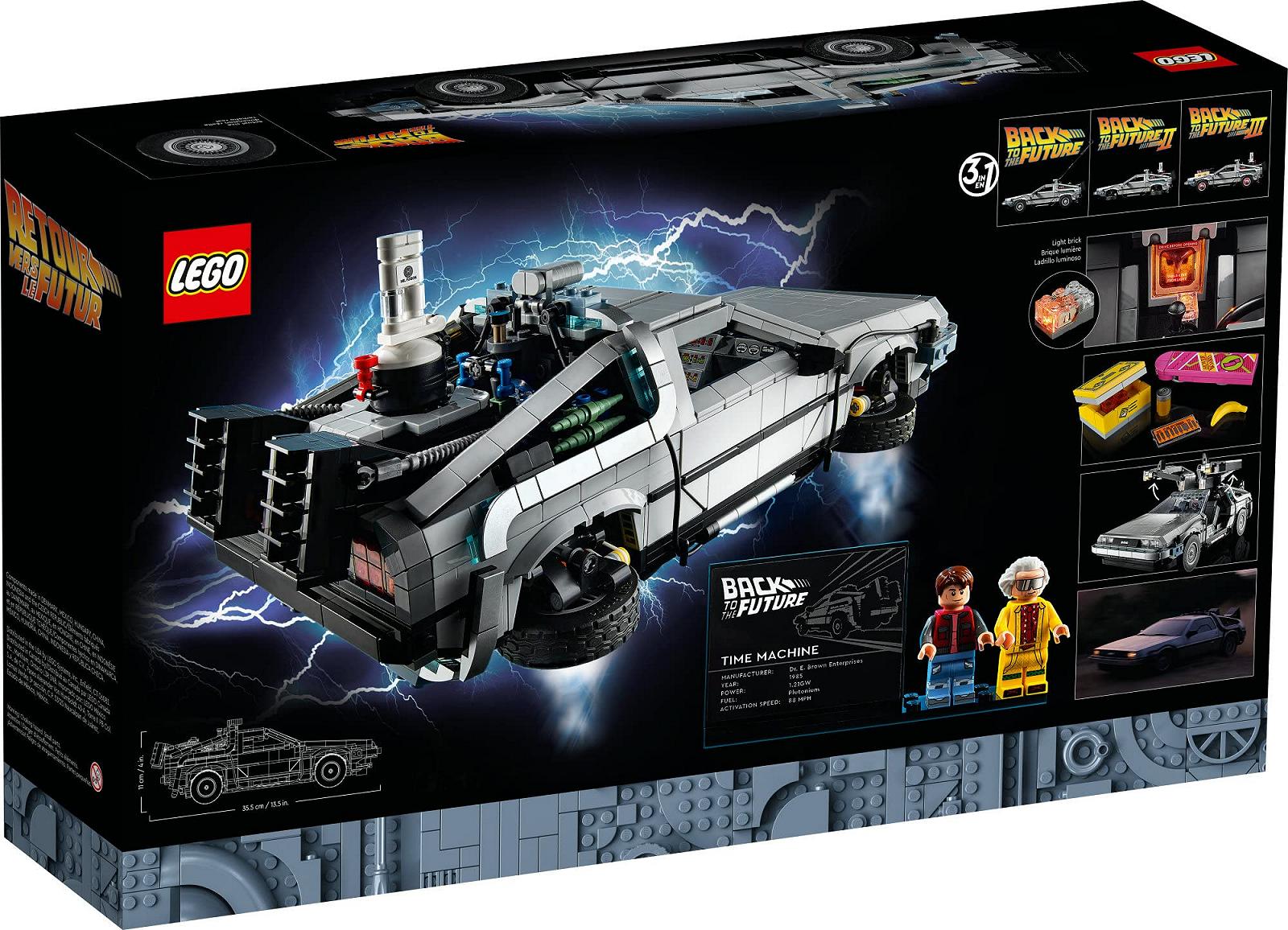 Конструктор LEGO Back to The Future Time Machine 10300 для дорослих 1856 штук, фото №6