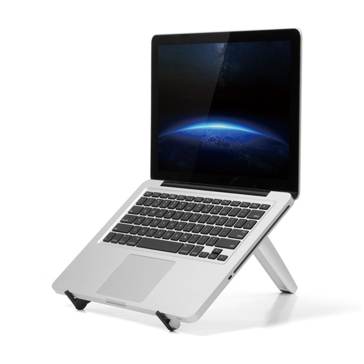 Підставка для ноутбука Gatuida Трикутна алюмінієва складана регульована, фото №9