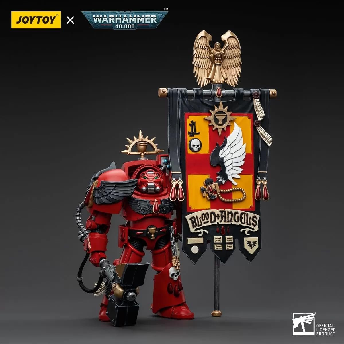 Фигурка JOYTOY WH 40K Blood Angels Assault Terminators Brother Leonid 1/18, фото №2