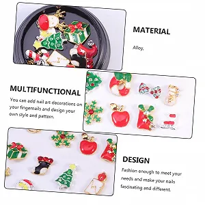 Украшения для ногтей FOMIYES Рождественские 8 коробок Бриллианты для ногтей Подвески для маникюра на пальцах ног Зимние украшения Каваи Подвеска для ногтей DIY Наклейки для ногтей 3D Декор из сплава synthetic.ua - Фото 1