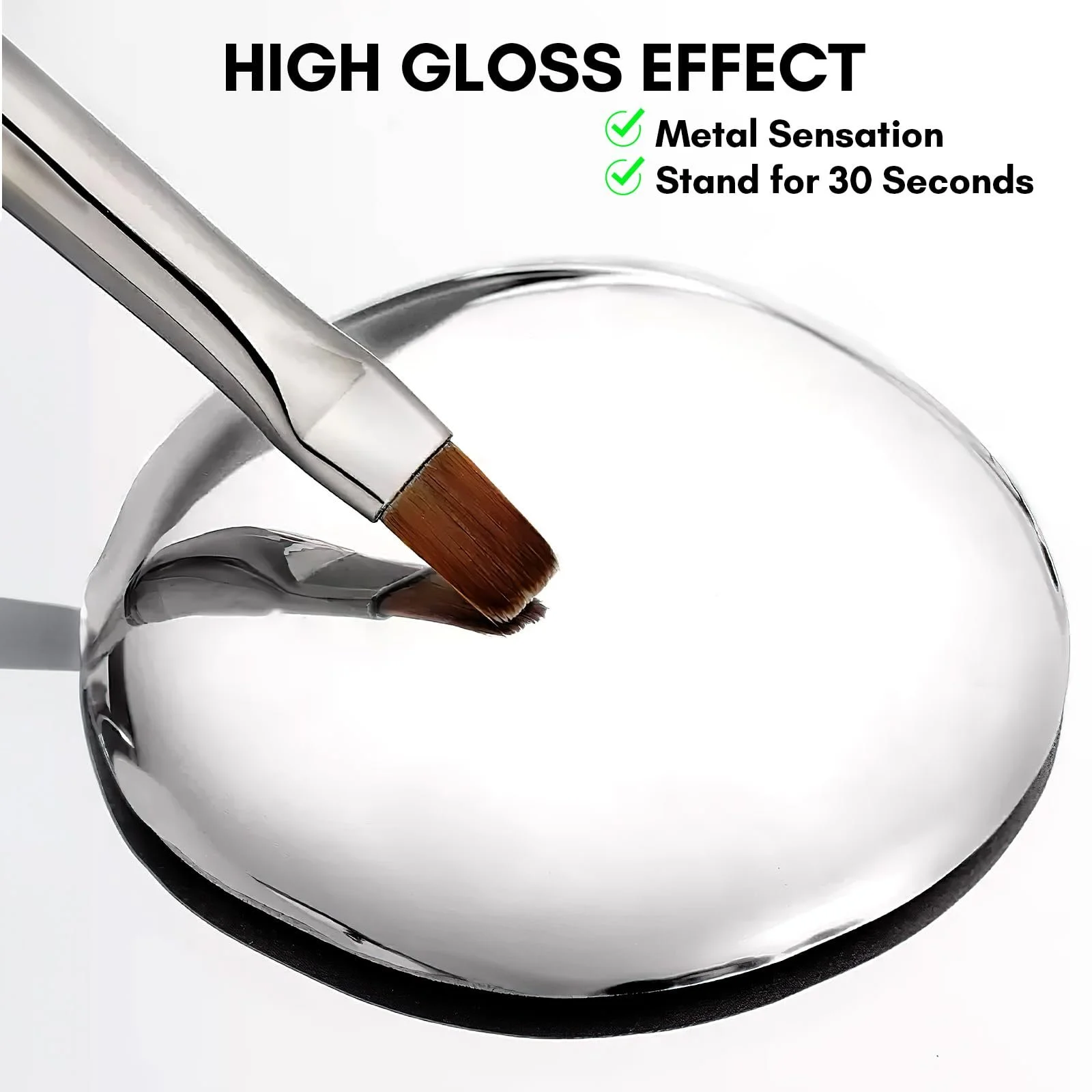 Гель для малювання металік Makartt Срібний та Золотий, фото №4