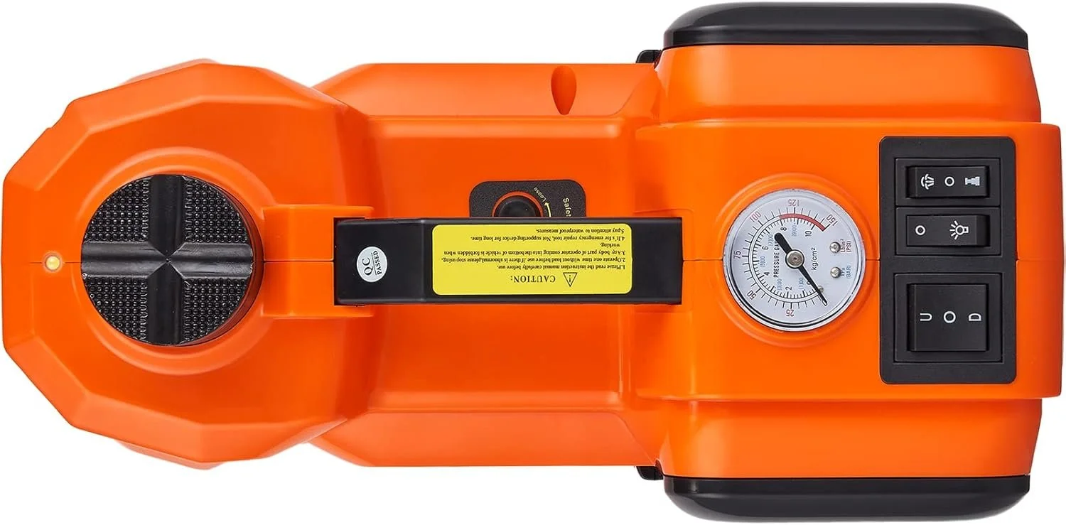 Електричний гідравлічний домкрат VEVOR ZSY01-2 5т 3-в-1 / 12В / Ударний гайковерт / Вбудований компресор / Ліхтар, фото №3