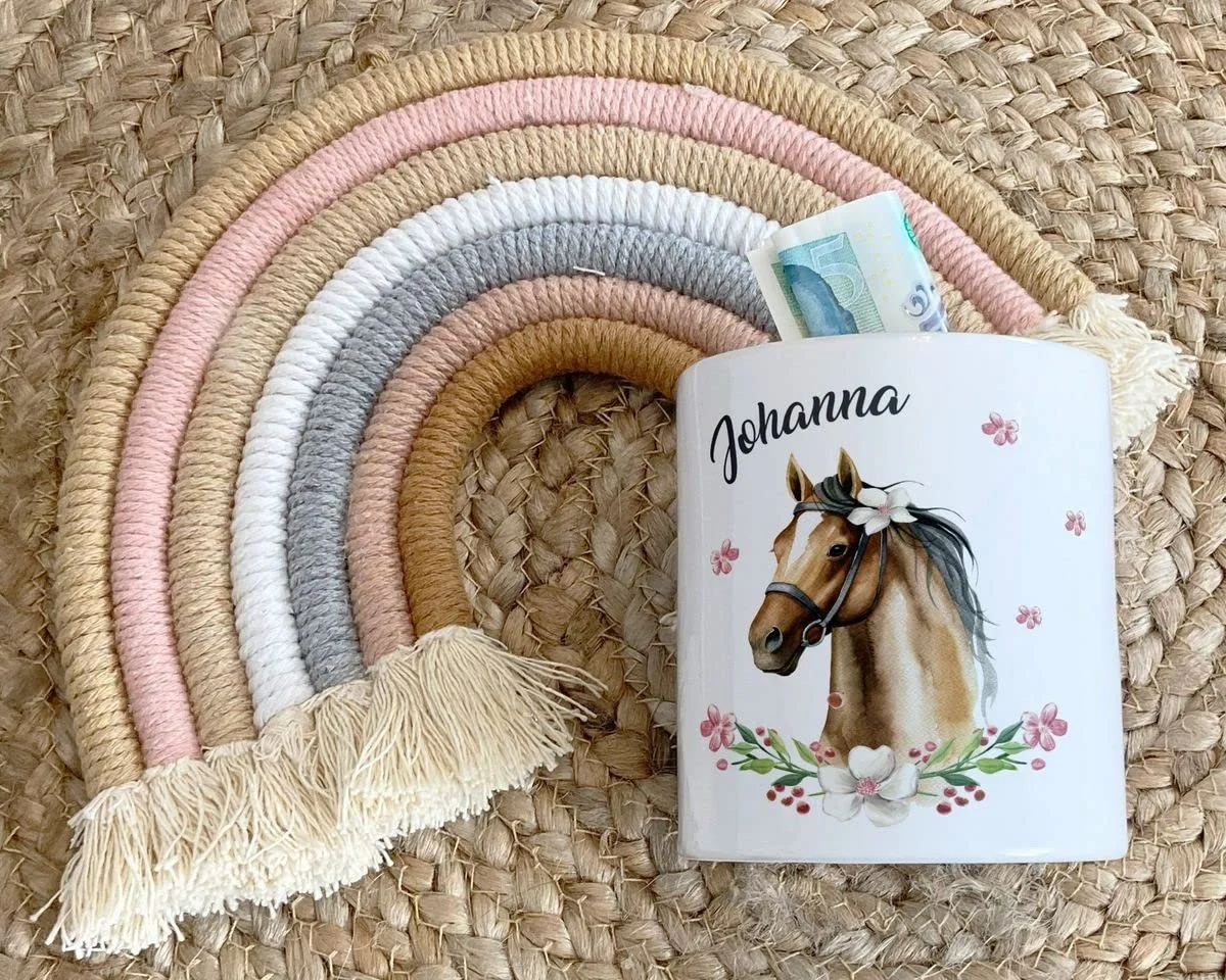 Скарбничка MIKALINO Brown Horse керамічна, фото №5