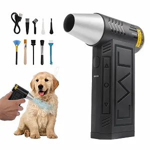 Акумуляторний повітродувка  100 000 об/хв 3 швидкості 4000 мАг x 2 - Фото 1