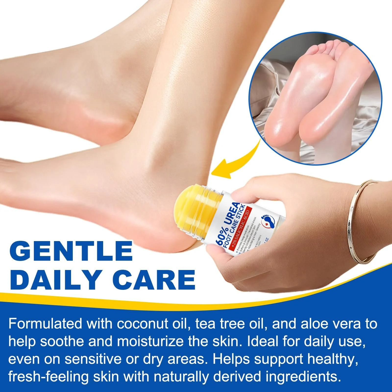 Крем для ног Urea 60% увлажняющий против трещин 2 шт, фото №7