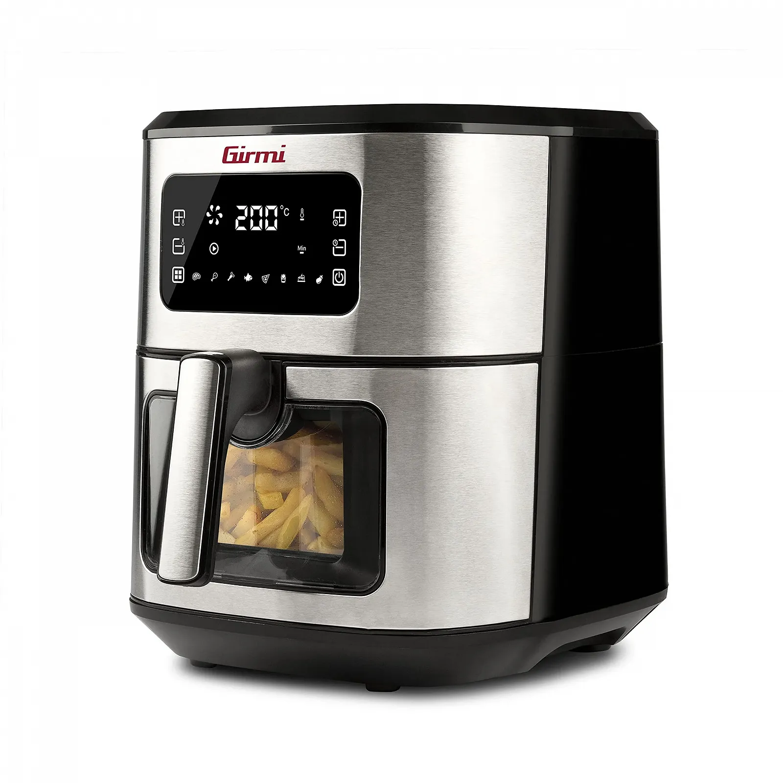 Мультипечь Girmi EcoFrit Look FG88 6.5 литров 8 программ 1700 W Цифровой дисплей BPA/PFOA Safe Внутреннее освещение Антипригарный поддон, фото №1