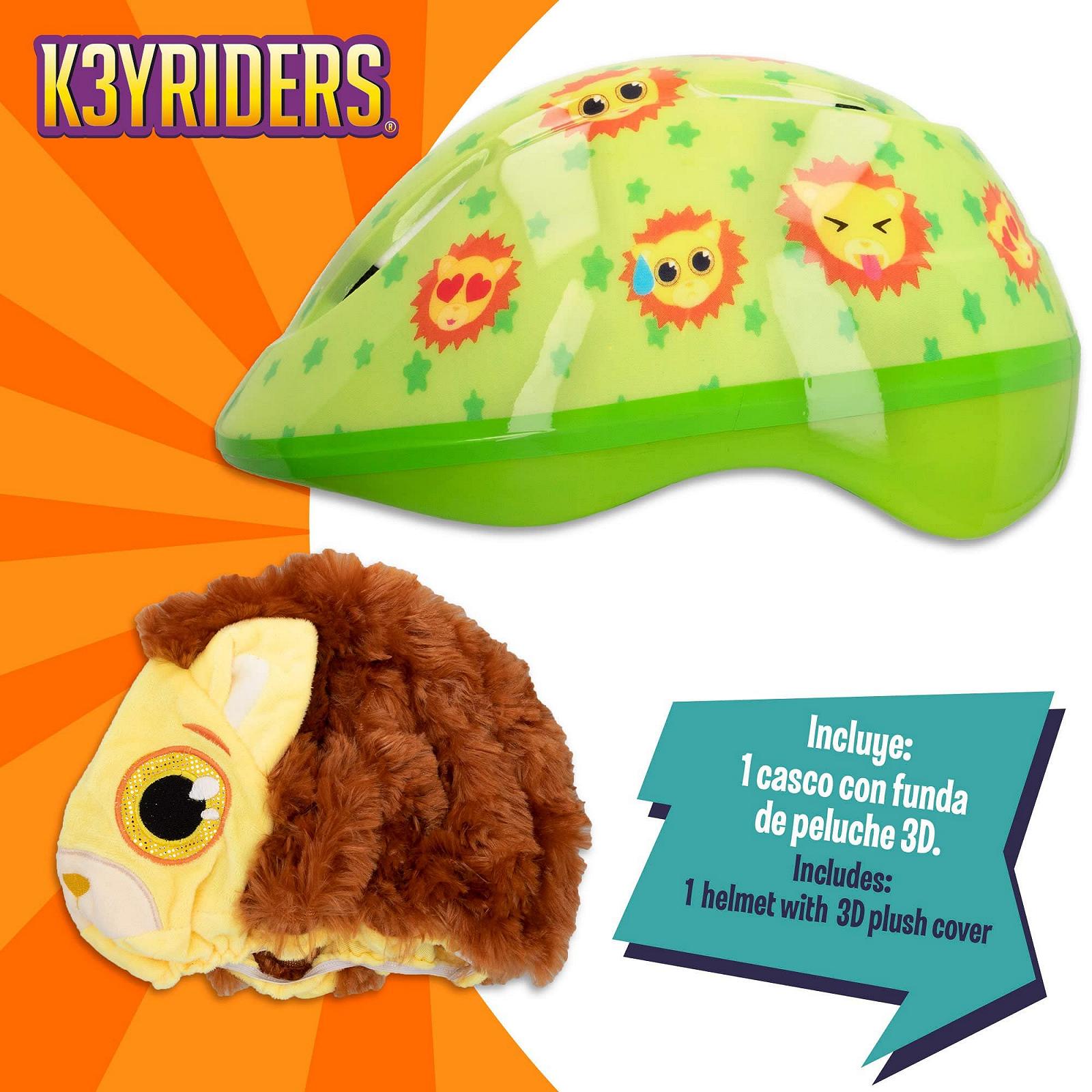 Шолом COLORBABY K3yriders 3D Лев Плюшевий, фото №2
