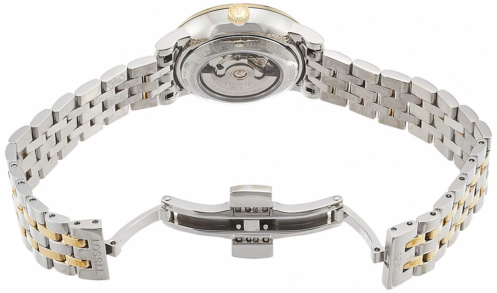 Автоматические Часы Tissot T1222072203100, разноцветный, Браслет, фото №9