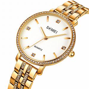 Годинник Skmei 2006GDWT Gold-White synthetic.ua - Фото 1