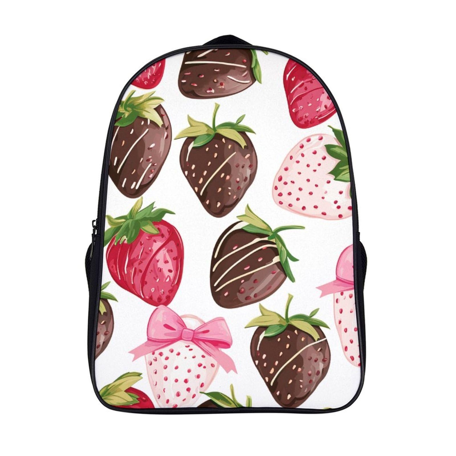 Рюкзак шкільний FPAKAKIIE Strawberry для хлопчиків і дівчаток, підлітків, водонепроникний, для жінок і чоловіків, для ноутбука, 40 x 28 x 16 см, Style-8, фото №1