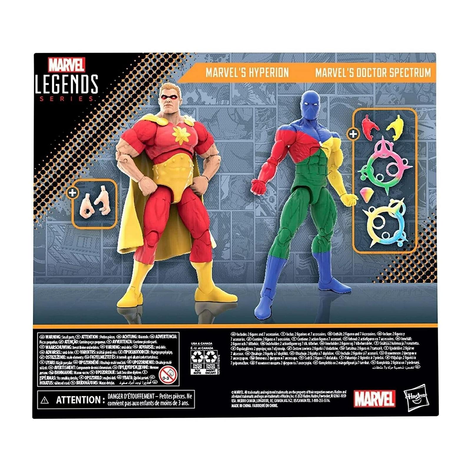 Фигурки Marvel Squadron Supreme Legends Pack 2 Гиперион Marvel и Доктор Спектр Marvel 15 см, фото №9