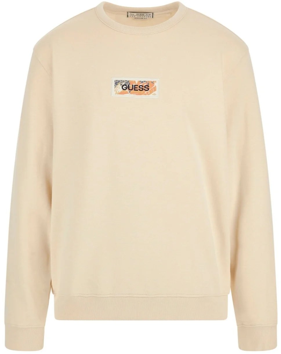 Мужской бежевый свитшот GUESS JEANS / Размер L, фото №1