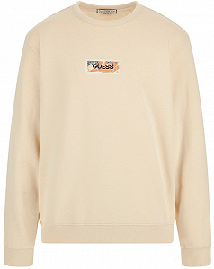 Чоловічий бежевий світшот GUESS JEANS / Розмір L - Фото 1