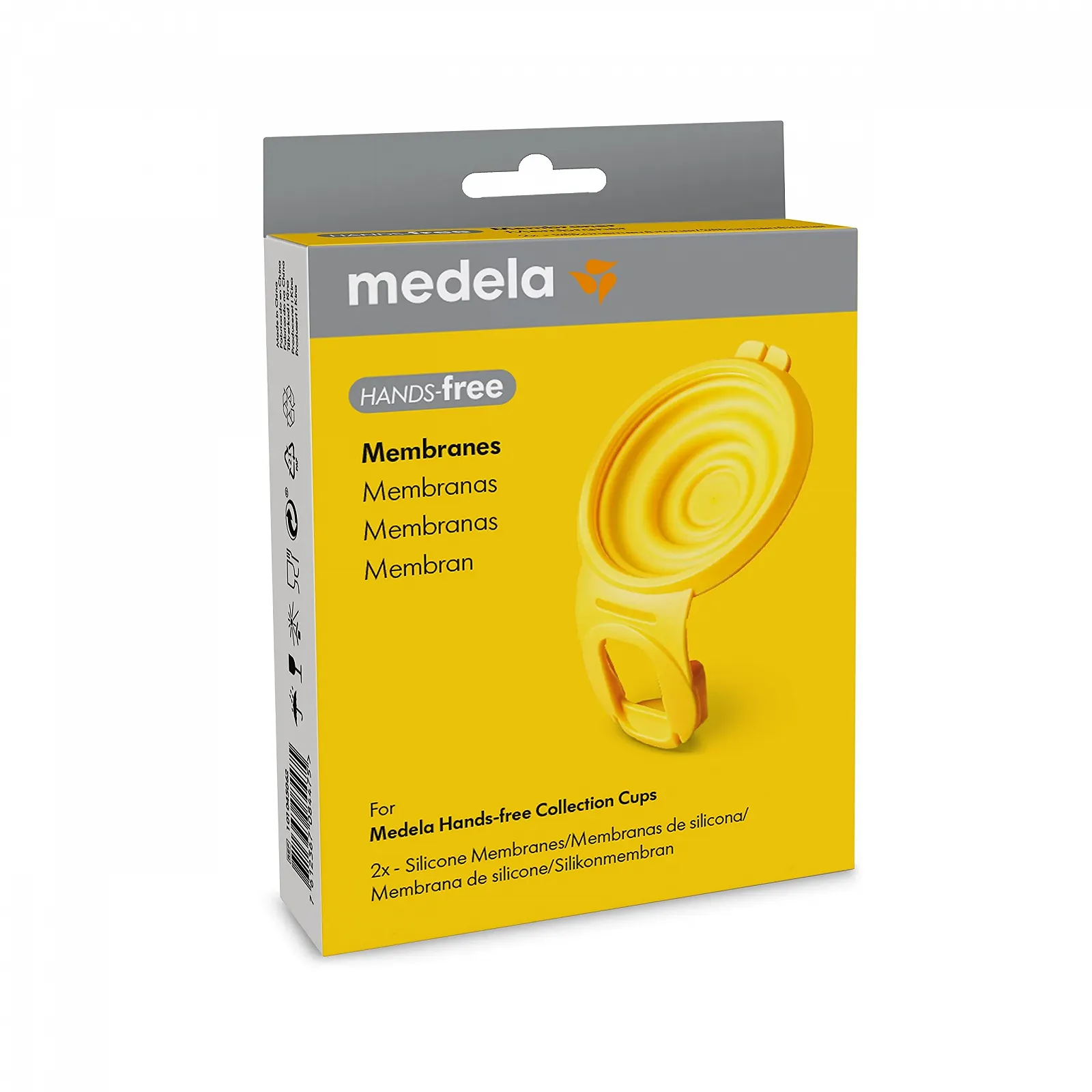 Мембрани Medela Hands-Free силіконові, 2 шт., фото №1
